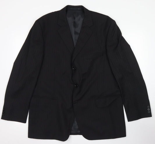 Mens UK Size 44 Sovereign Regular Black Suit Jacket