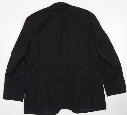 Mens UK Size 44 Sovereign Regular Black Suit Jacket