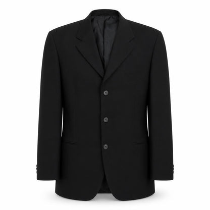 Mens UK Size 38 Savatini Regular Black Suit Jacket