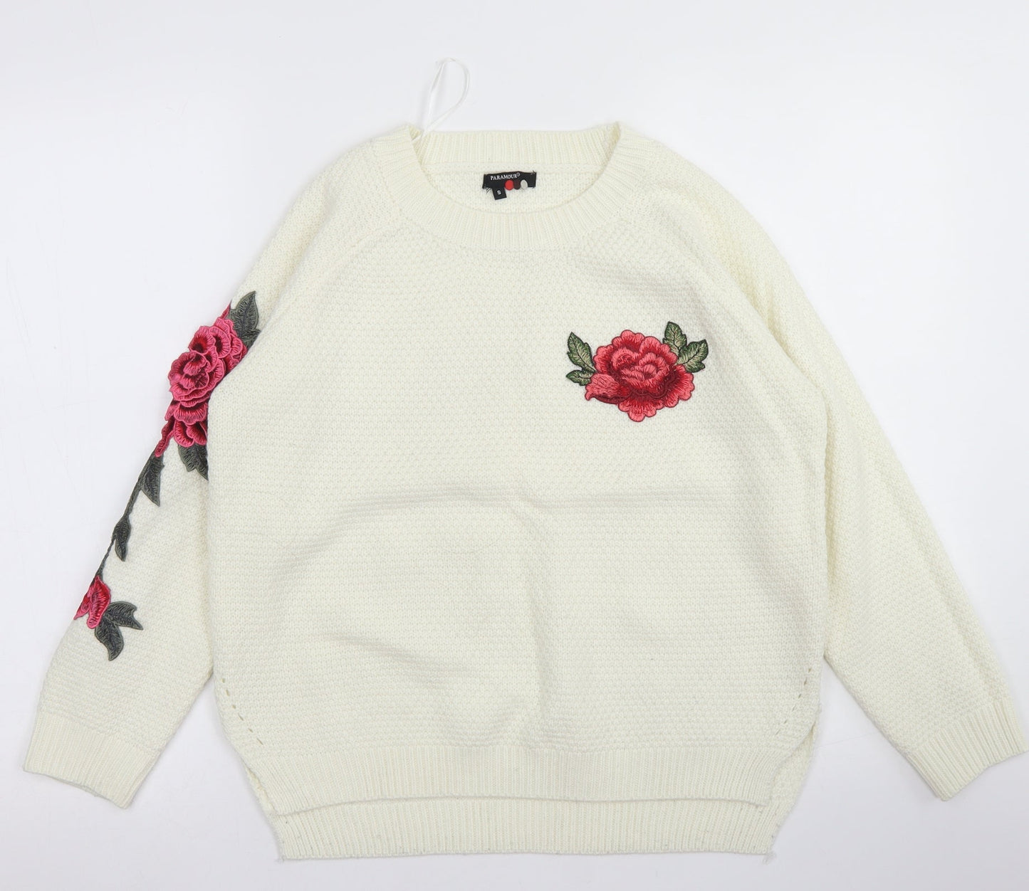 Womens UK Size S Paramour Ivory Pullover Jumper