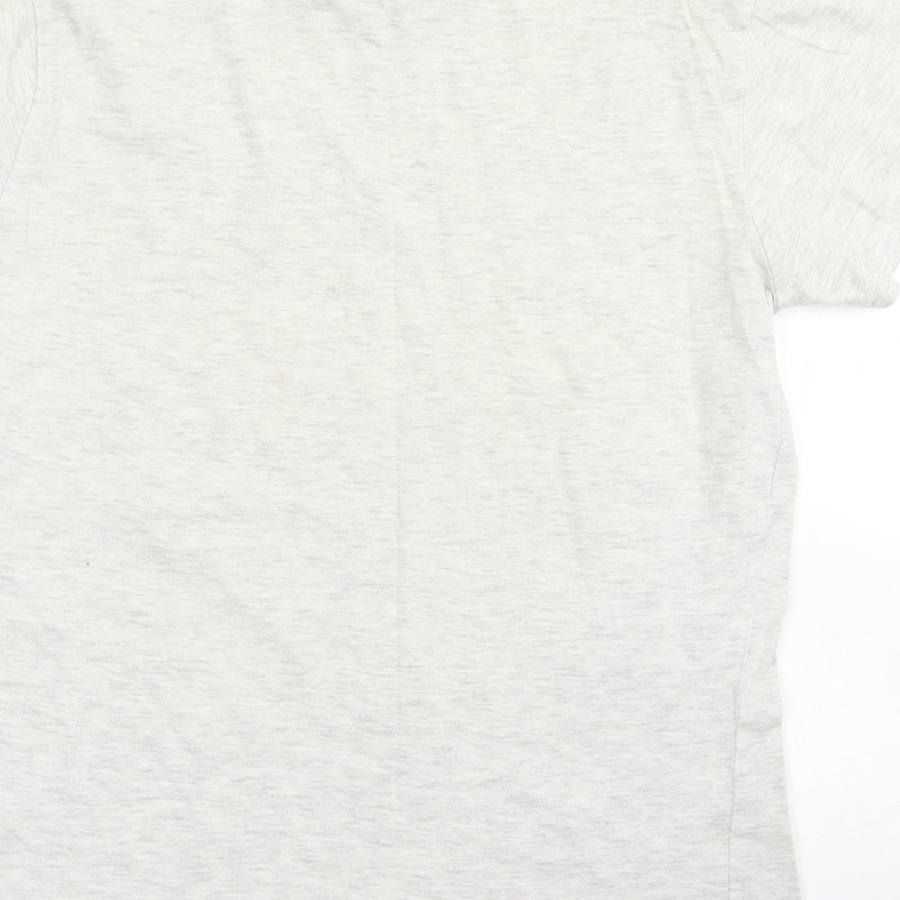 Mens UK Size XS Cedar Wood State Grey  T-Shirt