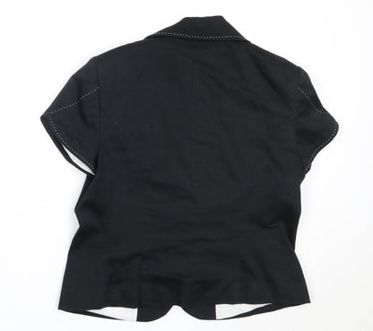 Womens UK Size 14 Marks and Spencer Black Jacket