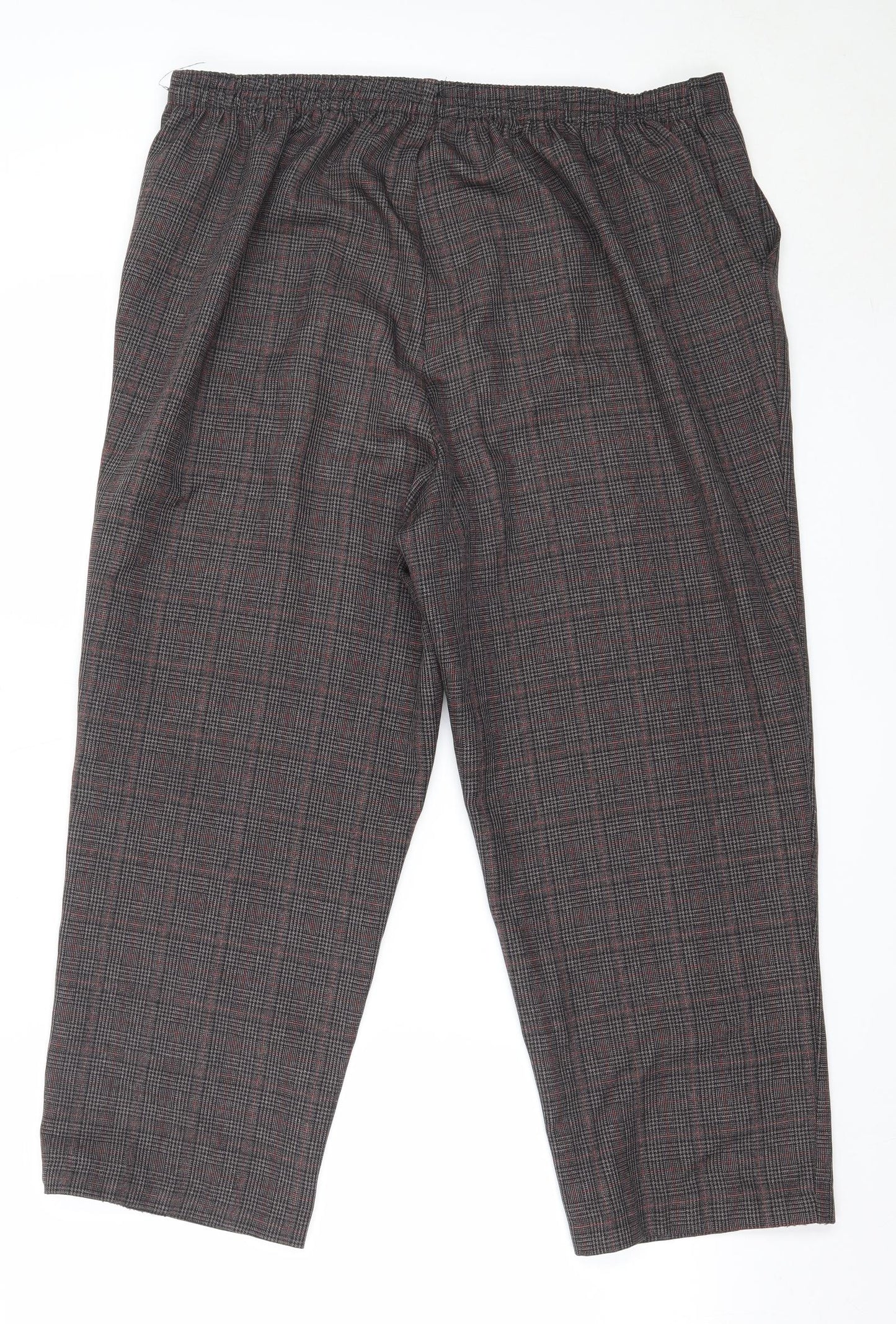 BM Womens Grey  Polyester Capri Trousers Size 18 L24.5 in Regular