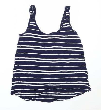 Womens UK Size 12 Warehouse Blue Basic Tank