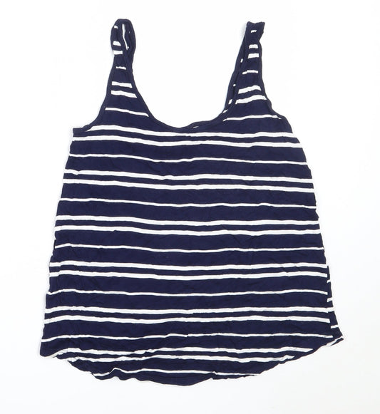 Womens UK Size 12 Warehouse Blue Basic Tank