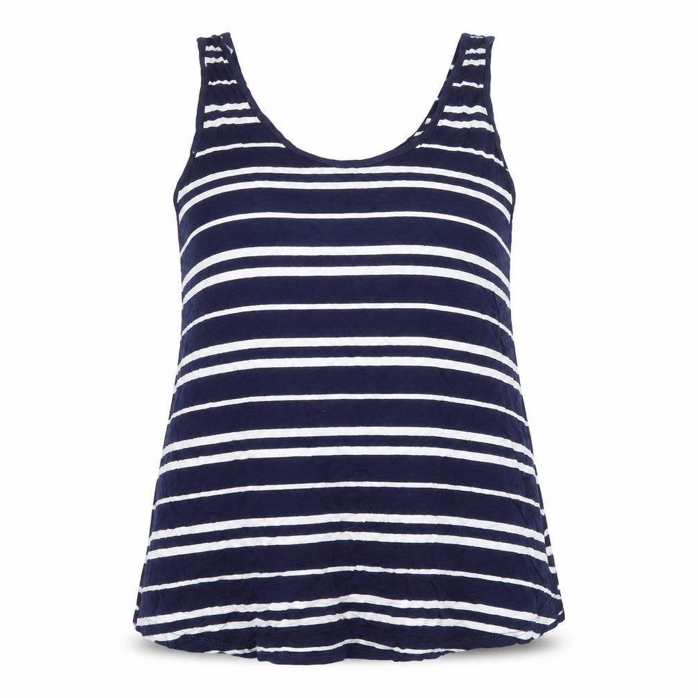 Womens UK Size 12 Warehouse Blue Basic Tank