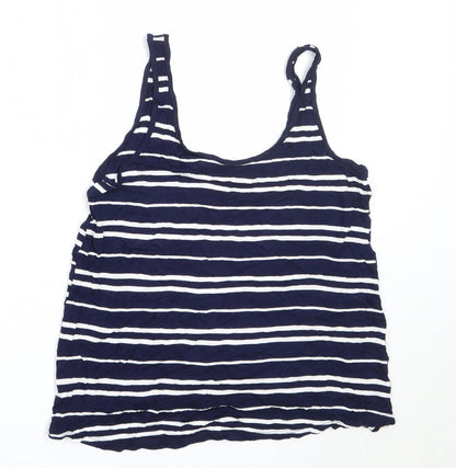 Womens UK Size 12 Warehouse Blue Basic Tank