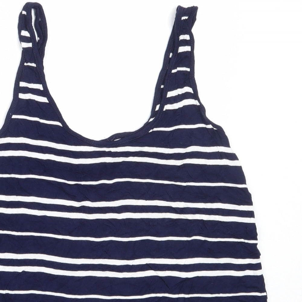 Womens UK Size 12 Warehouse Blue Basic Tank