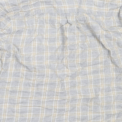 Mens UK Size L Hammond & Co Grey  Button-Up Long Sleeve Casual Shirt