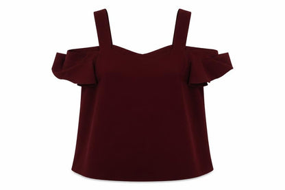 Womens UK Size 10 Topshop Purple Basic Tank