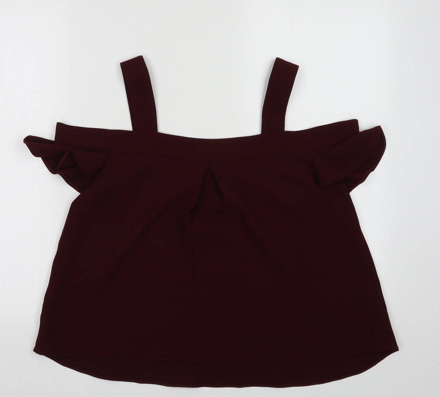 Womens UK Size 10 Topshop Purple Basic Tank
