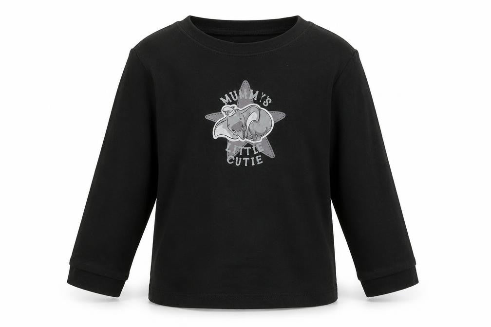 Front view of George boys’ grey coir basic casual, size 2-3, years crew neck pullover - mummys little cutie