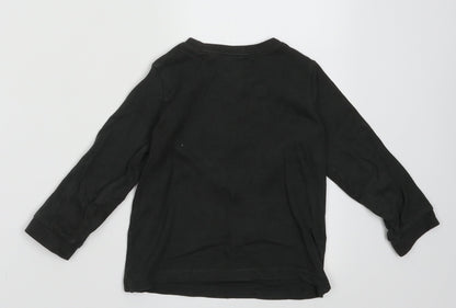 George Boys Grey  Coir Basic Casual Size 2-3 Years Crew Neck Pullover - mummys little cutie