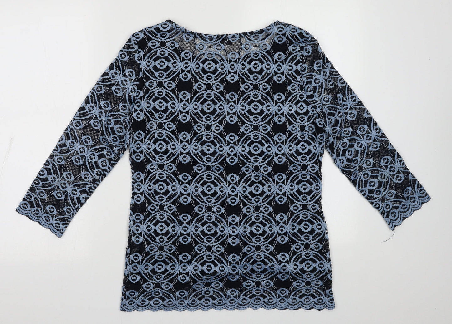 Womens UK Size 12 Marks and Spencer Blue Pullover Sweatshirt