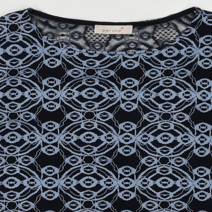 Womens UK Size 12 Marks and Spencer Blue Pullover Sweatshirt