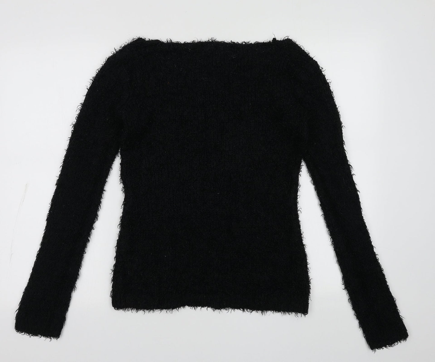 Womens UK Size M Brave Soul Black Pullover Jumper