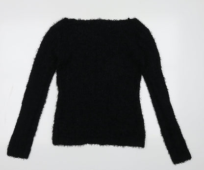 Womens UK Size M Brave Soul Black Pullover Jumper