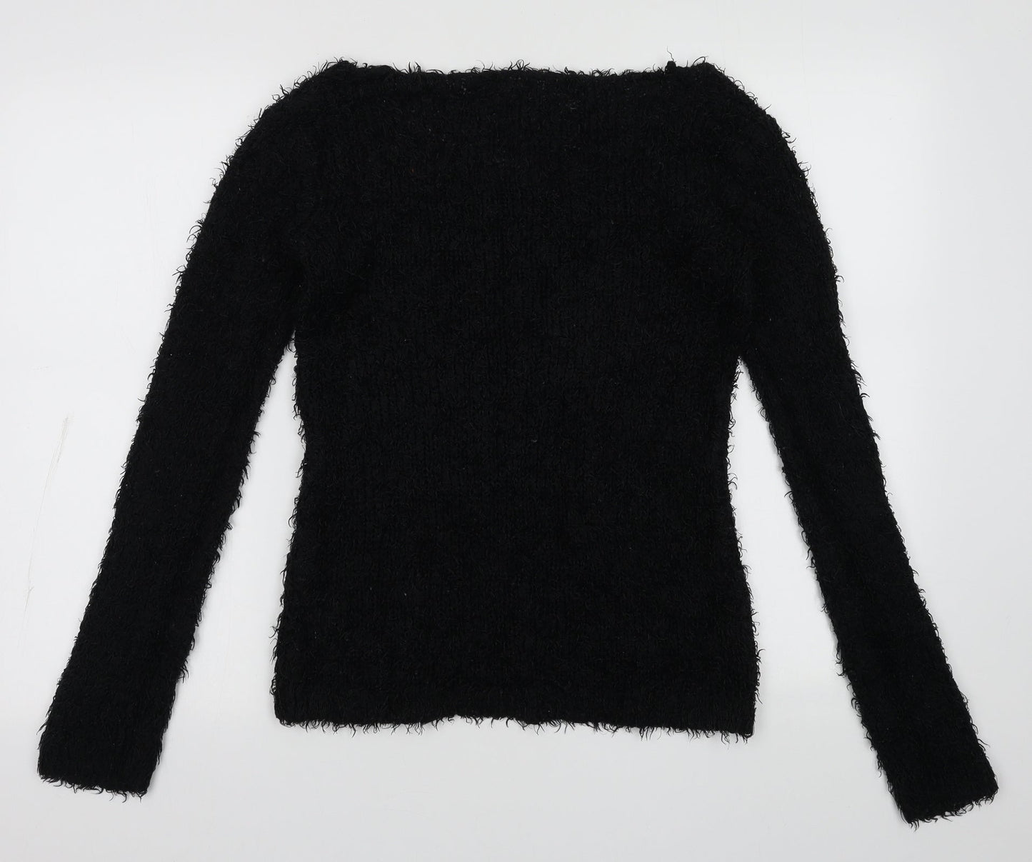 Womens UK Size M Brave Soul Black Pullover Jumper