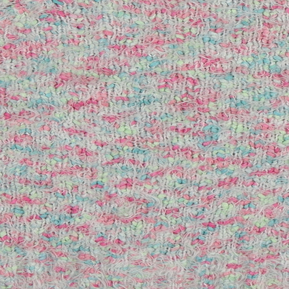 George Womens Pink Crew Neck  Acrylic Pullover Jumper Size 12