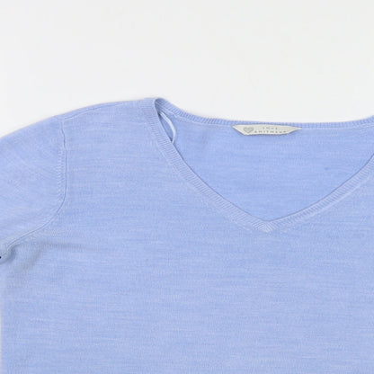 Womens UK Size 10 BHS Blue Pullover Jumper
