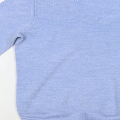 Womens UK Size 10 BHS Blue Pullover Jumper