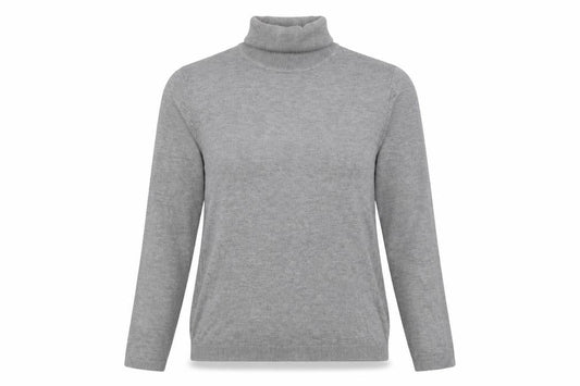 Womens UK Size L Pull & Bear Grey Pullover Jumper