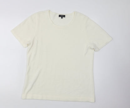 Womens UK Size 18 Papaya Ivory Pullover Jumper