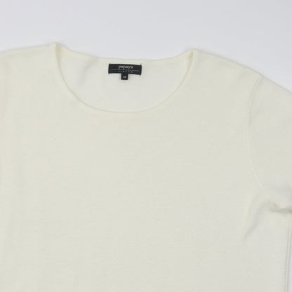 Womens UK Size 18 Papaya Ivory Pullover Jumper