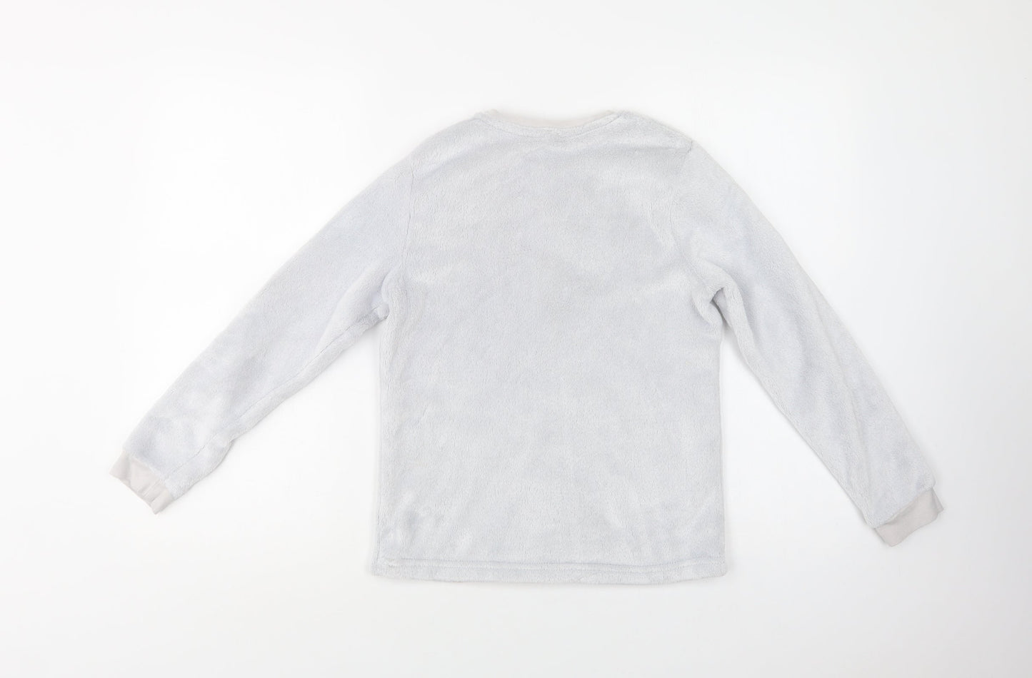 George Girls Grey  Polyester Top Pyjama Top Size 11-12 Years