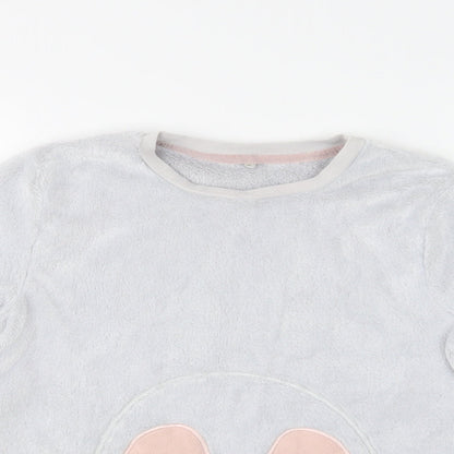 George Girls Grey  Polyester Top Pyjama Top Size 11-12 Years