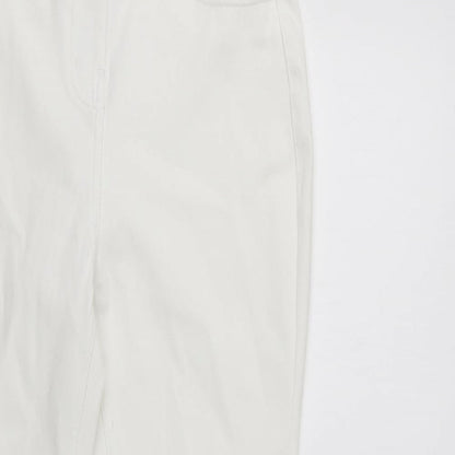 NEXT Womens White  Cotton Jegging Jeans Size 8 L28 in Regular