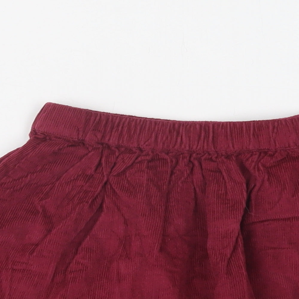 George Girls Purple  Cotton Skater Skirt Size 3-4 Years  Regular