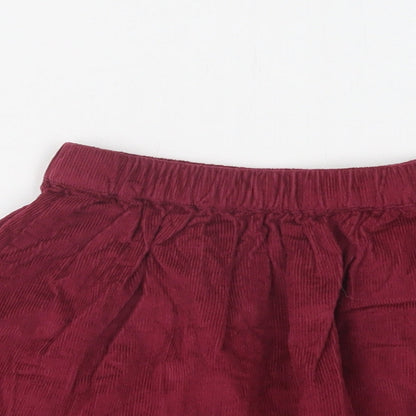 George Girls Purple  Cotton Skater Skirt Size 3-4 Years  Regular