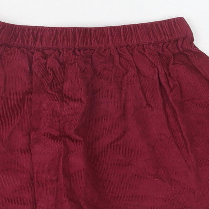 George Girls Purple  Cotton Skater Skirt Size 3-4 Years  Regular