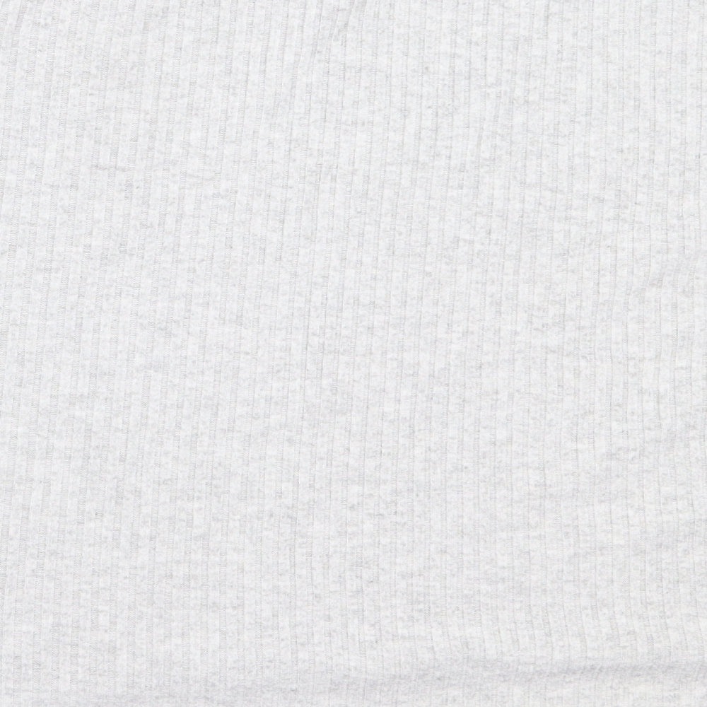 Primark Womens Grey Round Neck  Polyester Pullover Jumper Size S