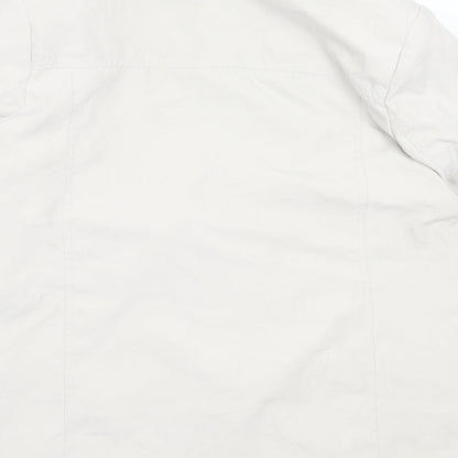 Womens UK Size 12 EWM Beige Overcoat