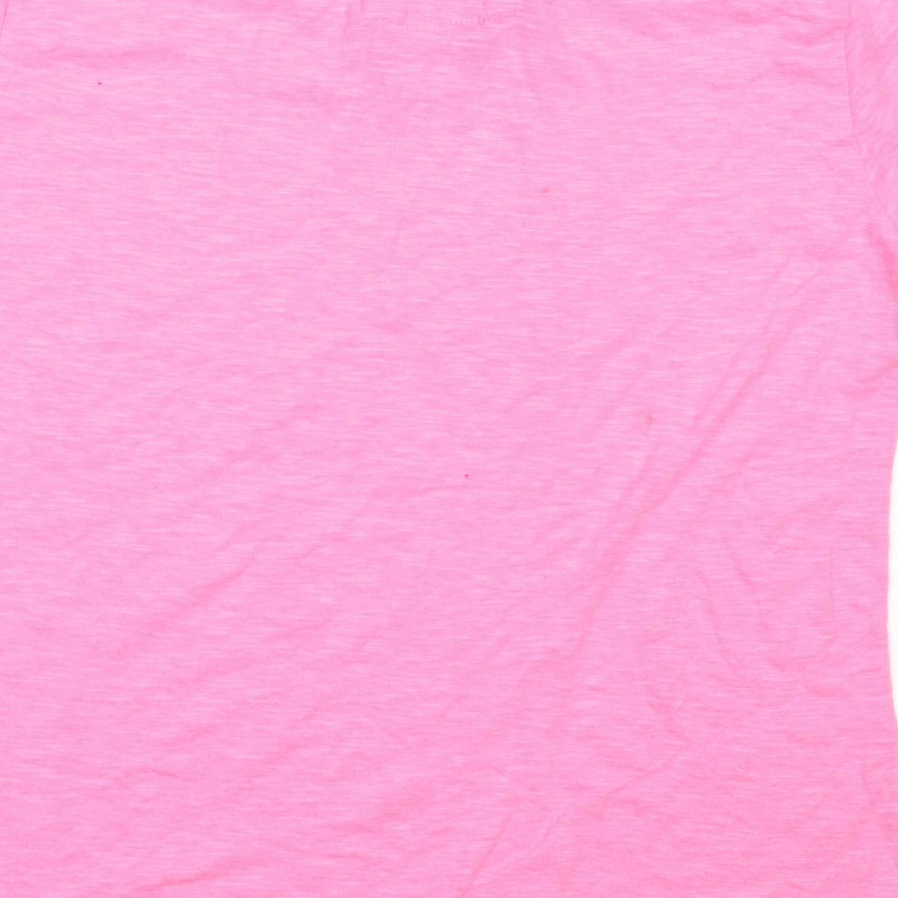 Primark Womens Pink Solid Polyester Top Pyjama Top Size M