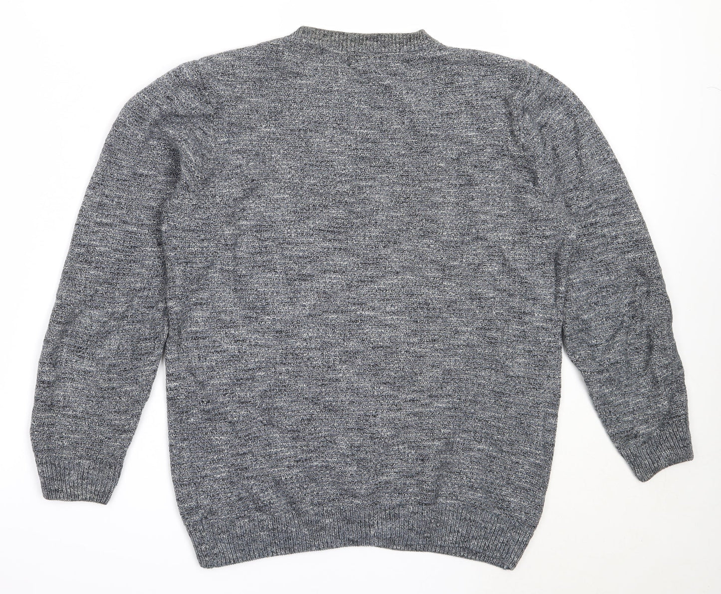 NEXT Mens Blue Round Neck  Cotton Pullover Jumper Size M