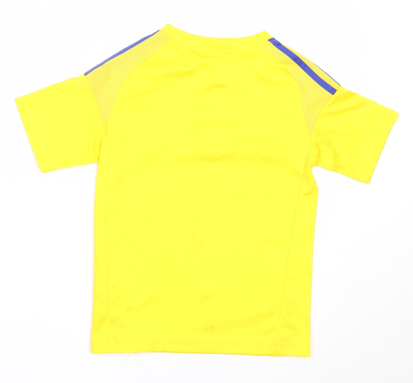 Ykpaiha Boys Yellow  Polyester Jersey T-Shirt Size XS Round Neck