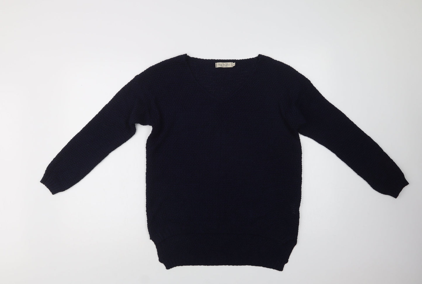 Womens UK Size S Nada Del Riccio Blue Pullover Jumper