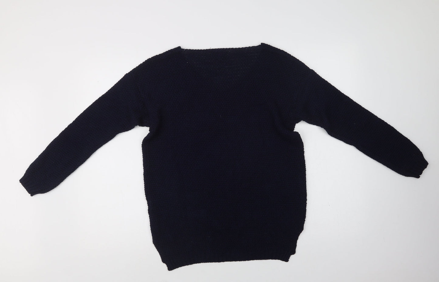 Womens UK Size S Nada Del Riccio Blue Pullover Jumper