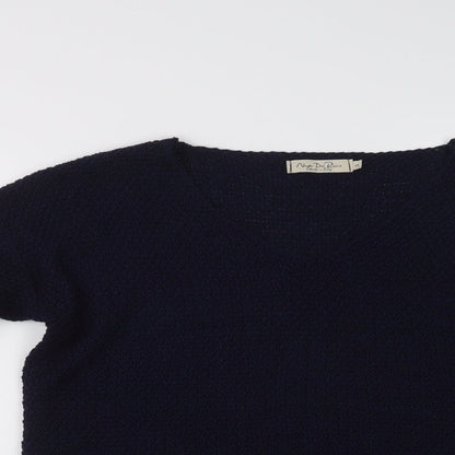 Womens UK Size S Nada Del Riccio Blue Pullover Jumper