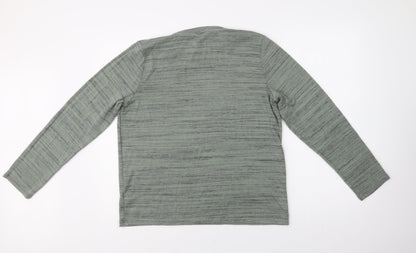 Womens UK Size 16 M&S Green Pullover Jumper