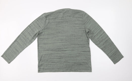 Womens UK Size 16 M&S Green Pullover Jumper