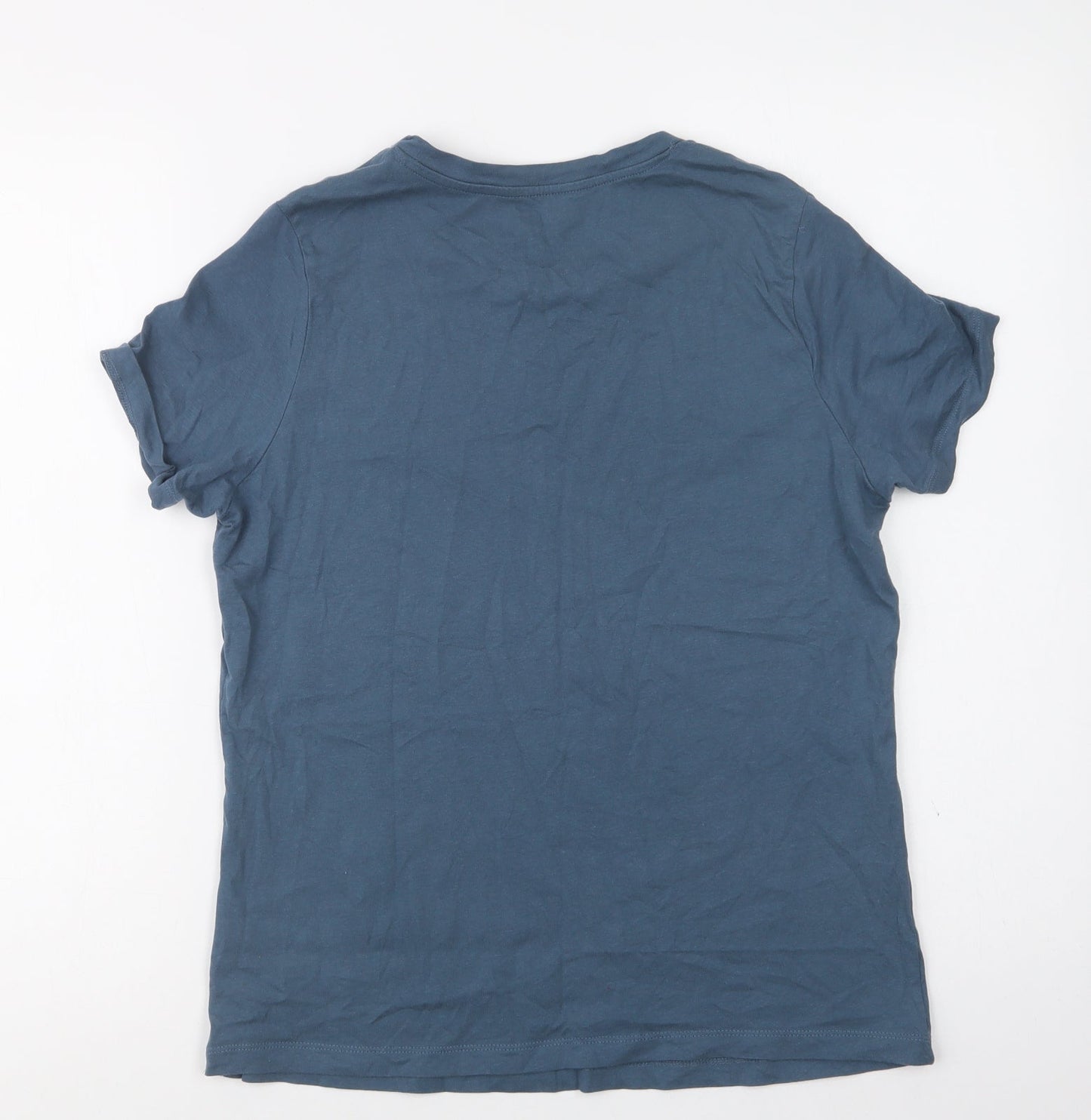 Womens UK Size 12 Very Green Basic T-Shirt