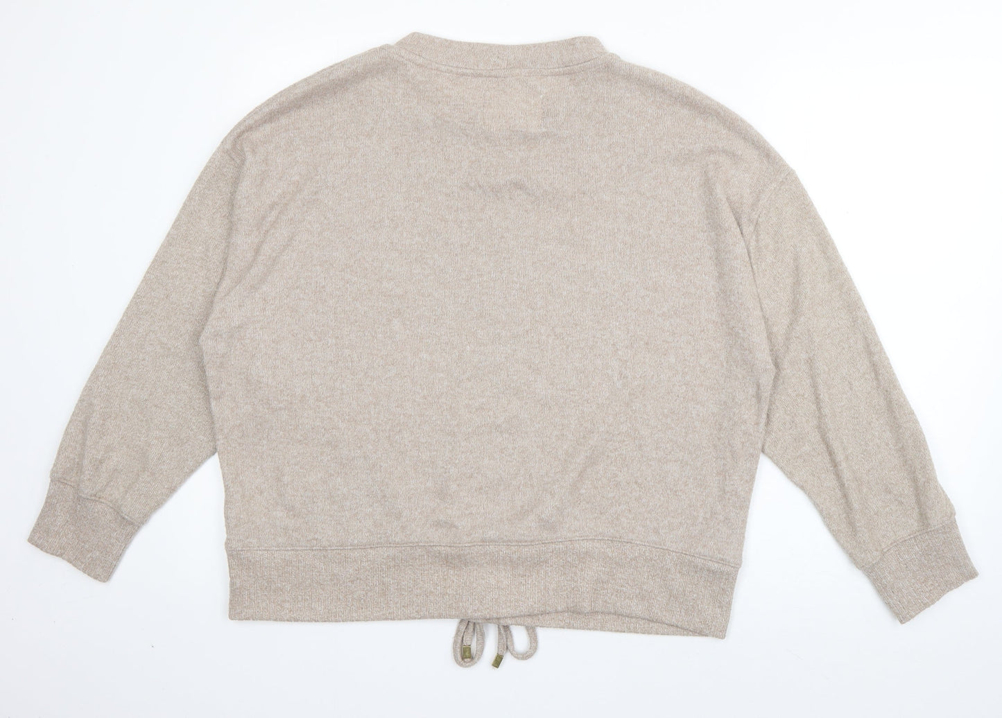 George Womens Beige Solid Polyester Top Pyjama Top Size 12