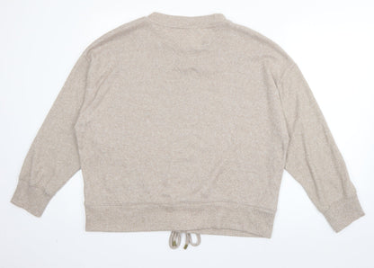 George Womens Beige Solid Polyester Top Pyjama Top Size 12