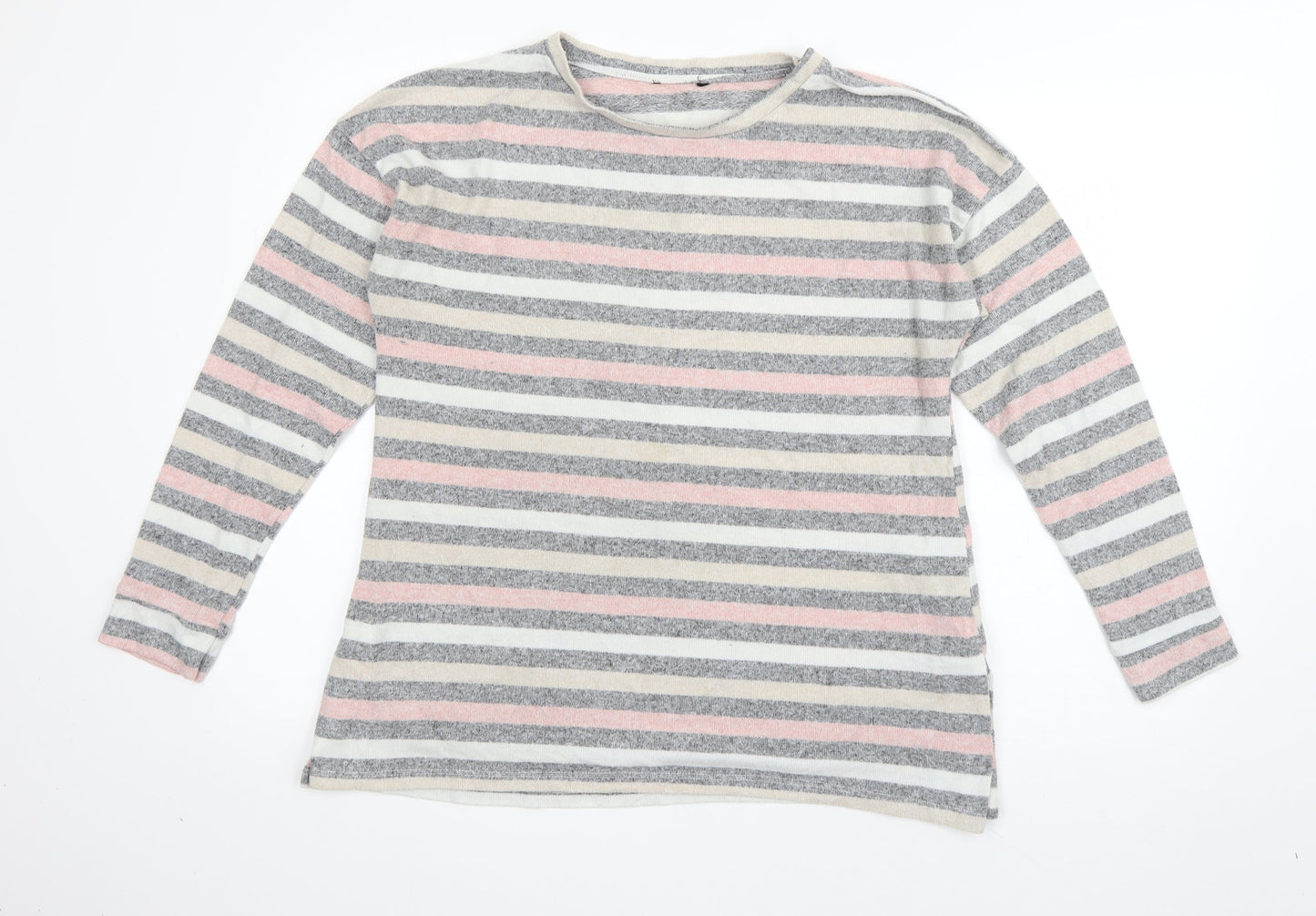 Womens UK Size 14 Peacocks Grey Pullover Jumper