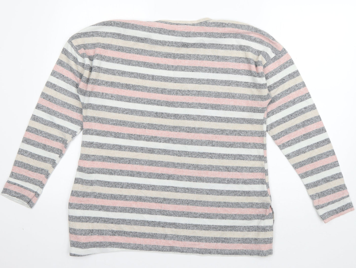 Womens UK Size 14 Peacocks Grey Pullover Jumper