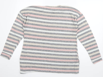 Womens UK Size 14 Peacocks Grey Pullover Jumper